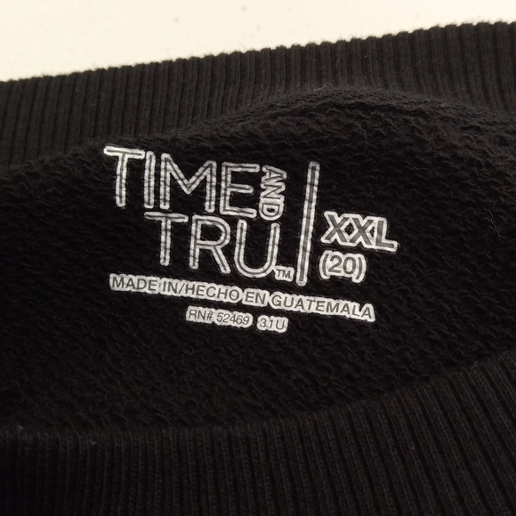 Time and Tru "Half Hood Half Holy" Custom Black/Leopard Print Sweatshirt… - Picture 5 of 7